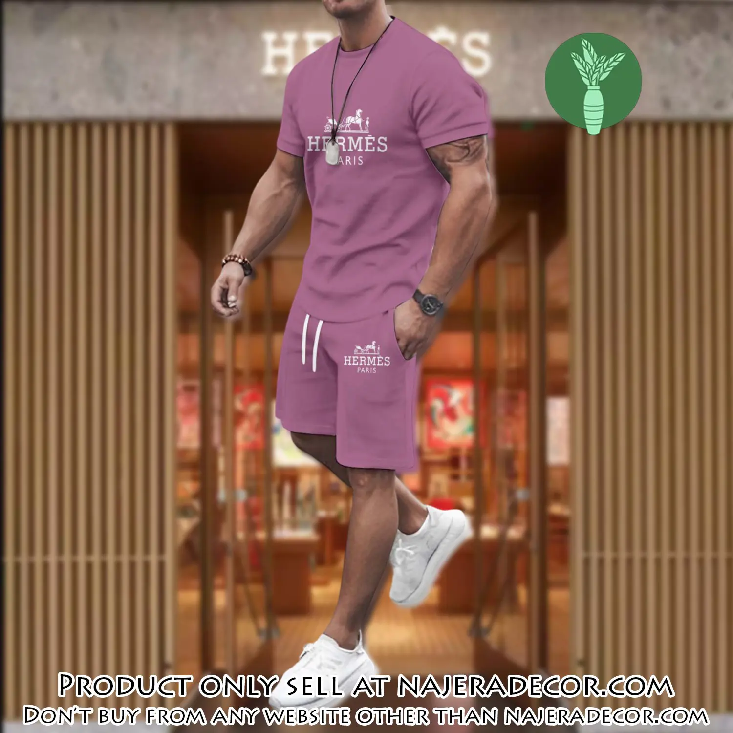 Hermes combo unisex tshirt & short limited luxury outfit cts1104 njr3001654